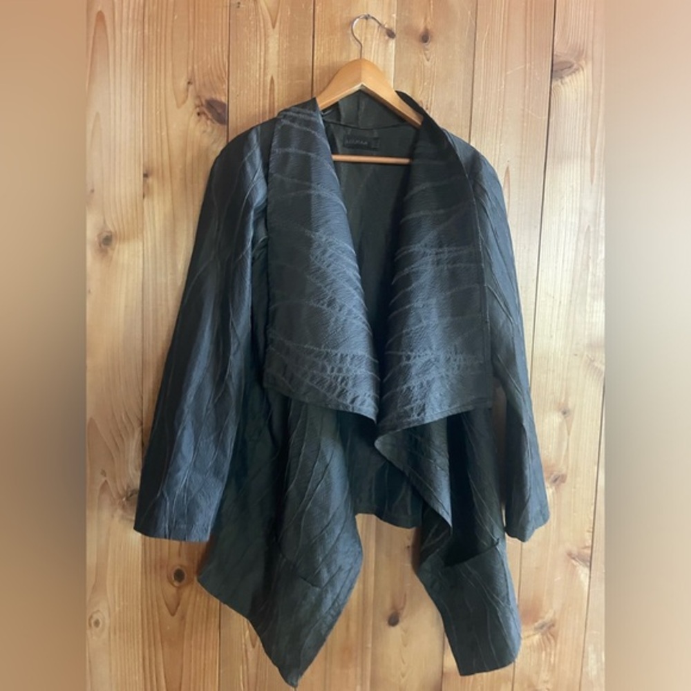 Luukaa open shawl collar jacket laagenlook US 12